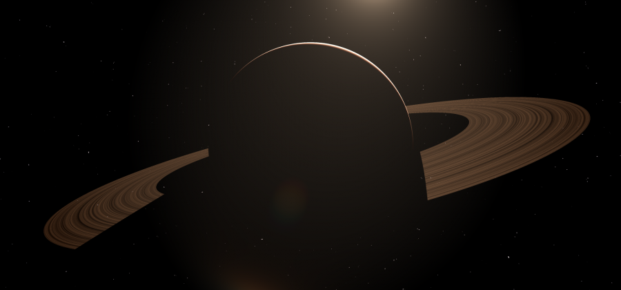 Rendering a planet with two triangles