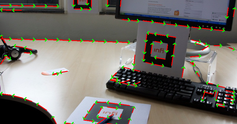 Marker Detection for Augmented Reality Applications
