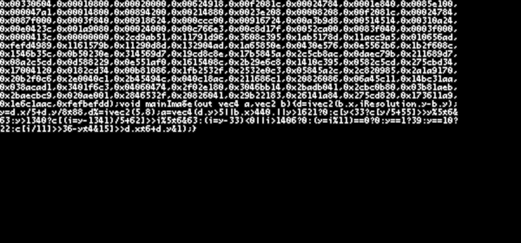A shader quine